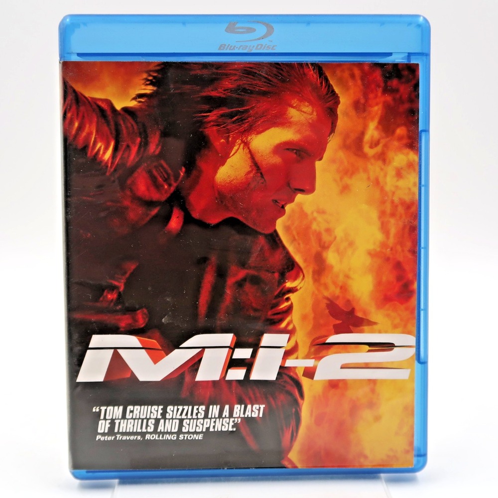 Mission Impossible II 2 Blu-ray Disc 2000 Tom Cruise John Woo Action Movie PG-13